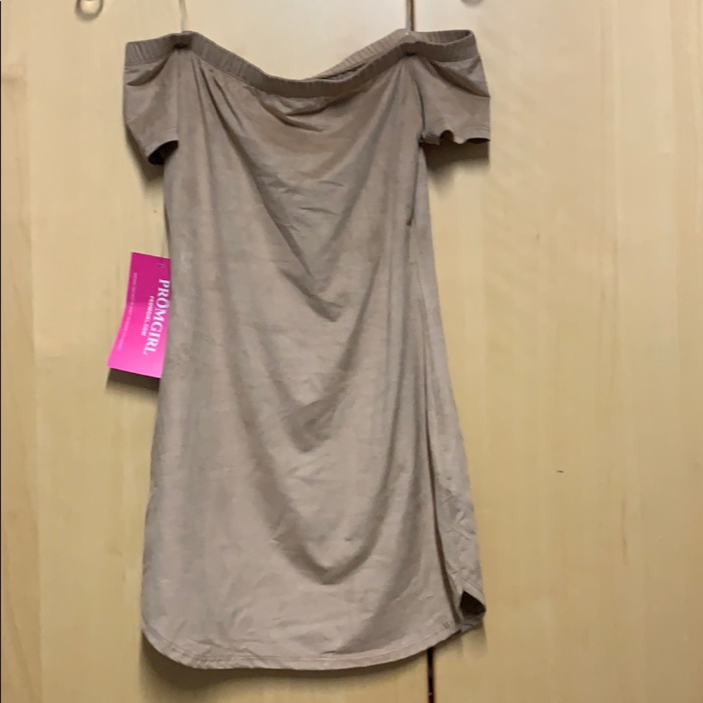Tan dress